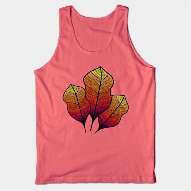 Autumn fall leaves Tank Top by Ashu_art_designs